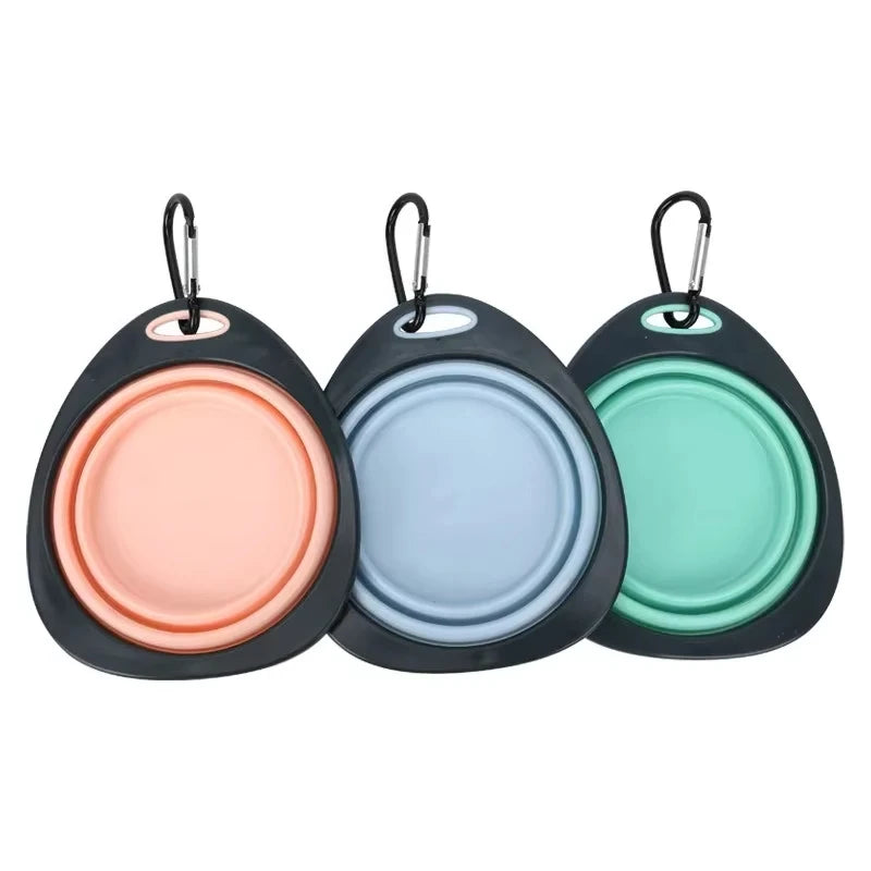 ciotola pieghevole per cani - portatile da viaggio